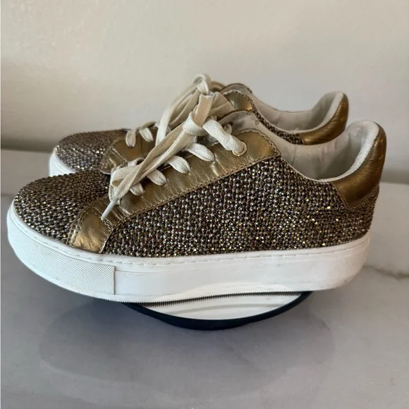 Kurt Geiger Beige and Dark Beige Sneakers Box - Picture 6 of 12